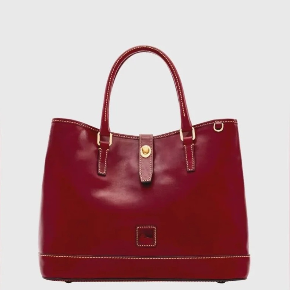 Dooney and bourke red Florentine  Perry satchel - Picture 15 of 15